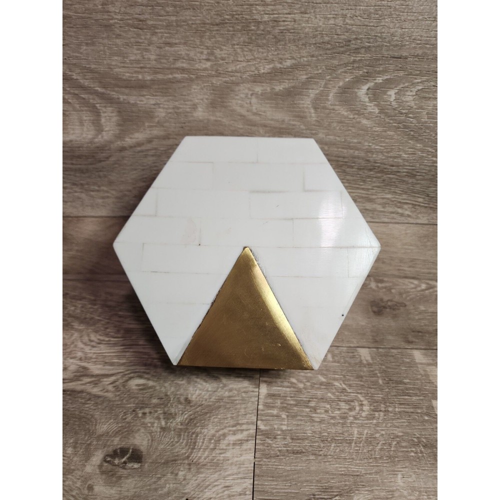 Handcrafted Bone & Resin shell Jewelry Box by Everly Quinn